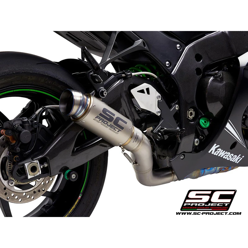 SC-Project K22-DET70 GP70-R Slip-on Exhaust For Kawasaki Ninja ZX-10R / RR (2017-) - Image 6