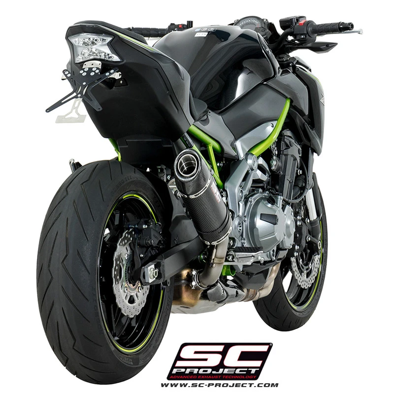 SC-Project K25-T25 Oval Slip-on Exhaust For Kawasaki Z900 (2017-) - Image 2