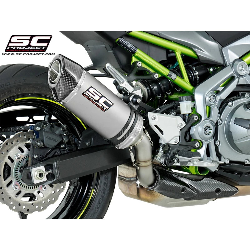 SC-Project K25-T25 Oval Slip-on Exhaust For Kawasaki Z900 (2017-) - Image 4
