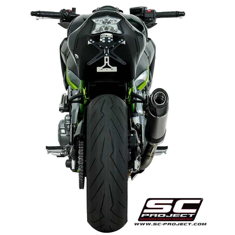 SC-Project K25-T25 Oval Slip-on Exhaust For Kawasaki Z900 (2017-) - Image 6