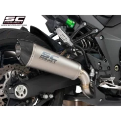 SC-Project K27-34T Conic Slip-on Exhaust, Titanium For Kawasaki Z1000SX (2017-)