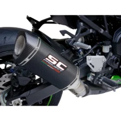 SC-Project K34-T124C SC1-S Slip-on Exhaust, Carbon For Kawasaki Z900 (2020-)