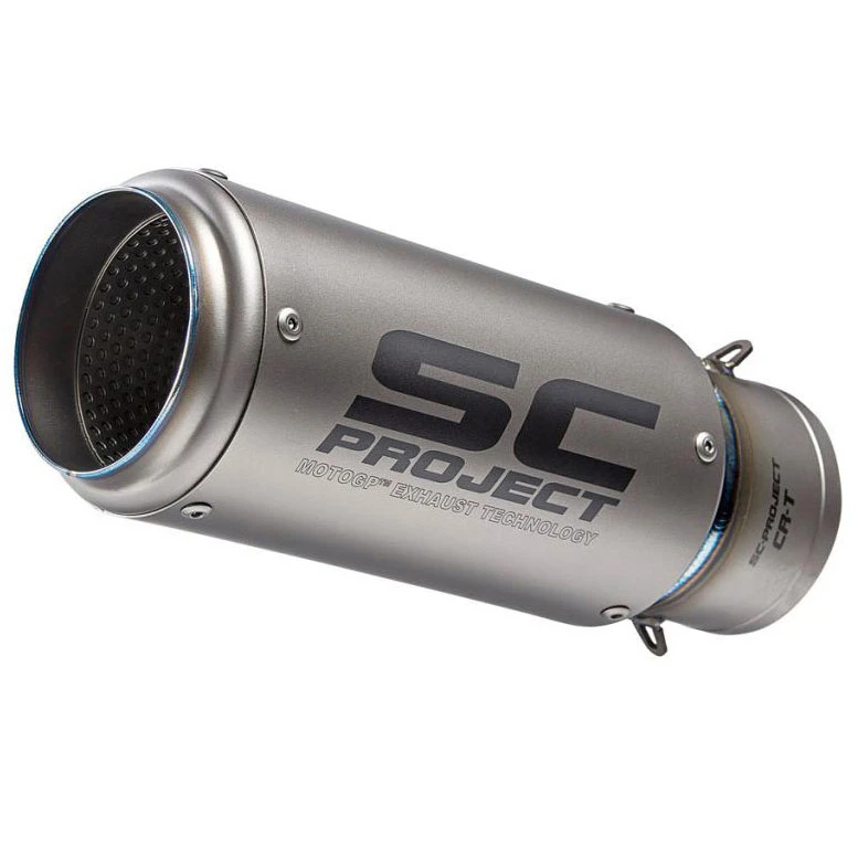 SC-Project K35-T36T CR-T Slip-on Exhaust, Titanium For Kawasaki Ninja ZX-6R 636 (2019-)