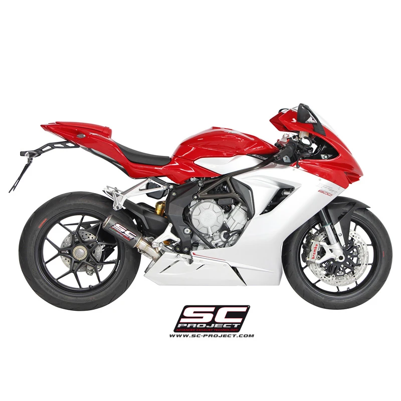 SC-Project M03-H38C CR-T High Mount Conic Exhaust MV Agusta F3 675 '11-'15 And F3 800 '13-'16 - Image 2