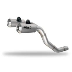 Spark GDU0836T Double-GP Titanium Semi-Full Exhaust For Ducati Monster 1200 R '16-'18