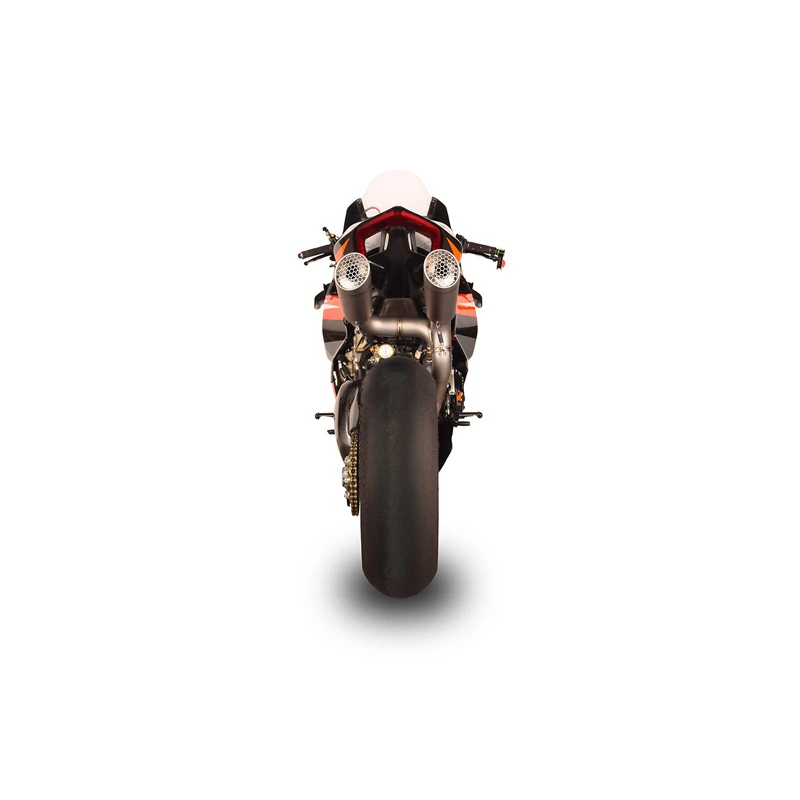 Spark GDU8827T Double Grid-O Titanium Semi-Full Exhaust For Ducati Panigale V4 R/S - Image 4