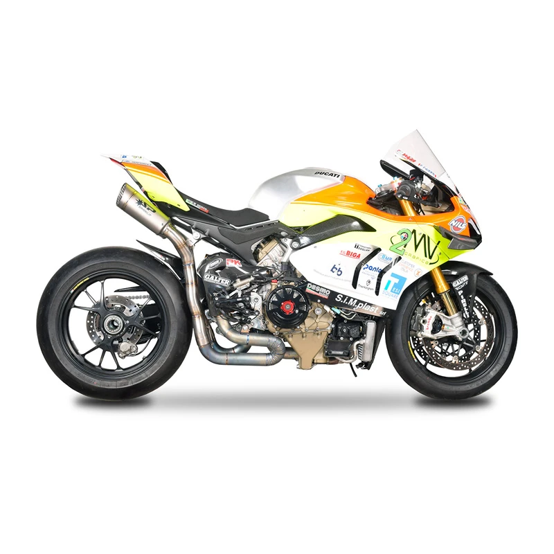 Spark GDU8827T Double Grid-O Titanium Semi-Full Exhaust For Ducati Panigale V4 R/S - Image 6