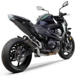 Two Bros 005-4270405-T Tarmac Carbon Slip-on Exhaust For Kawasaki Z800 '09-'16