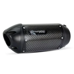 Two Bros 005-5060405-S1B S1R 3K Slip-on Exhaust, Black Carbon Kawasaki Ninja 400 '18-