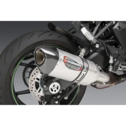 Yoshimura 14161BP520 Alpha Stainless Slip-on Exhaust For Kawasaki Ninja 1000SX (2020-)